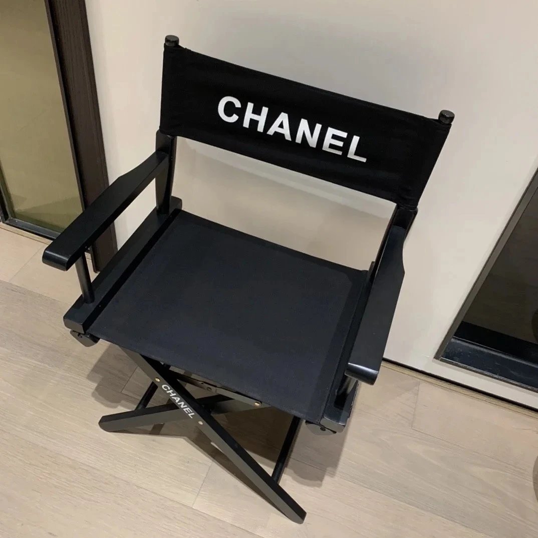 Chanel Logo Director's Chair