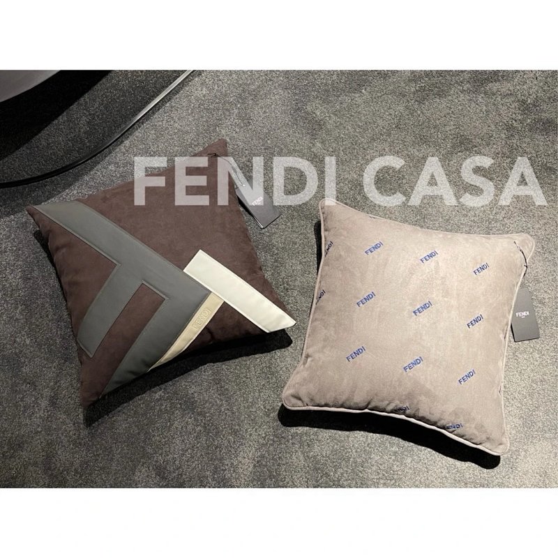 Fendi Logo Fendi Casa Pillow