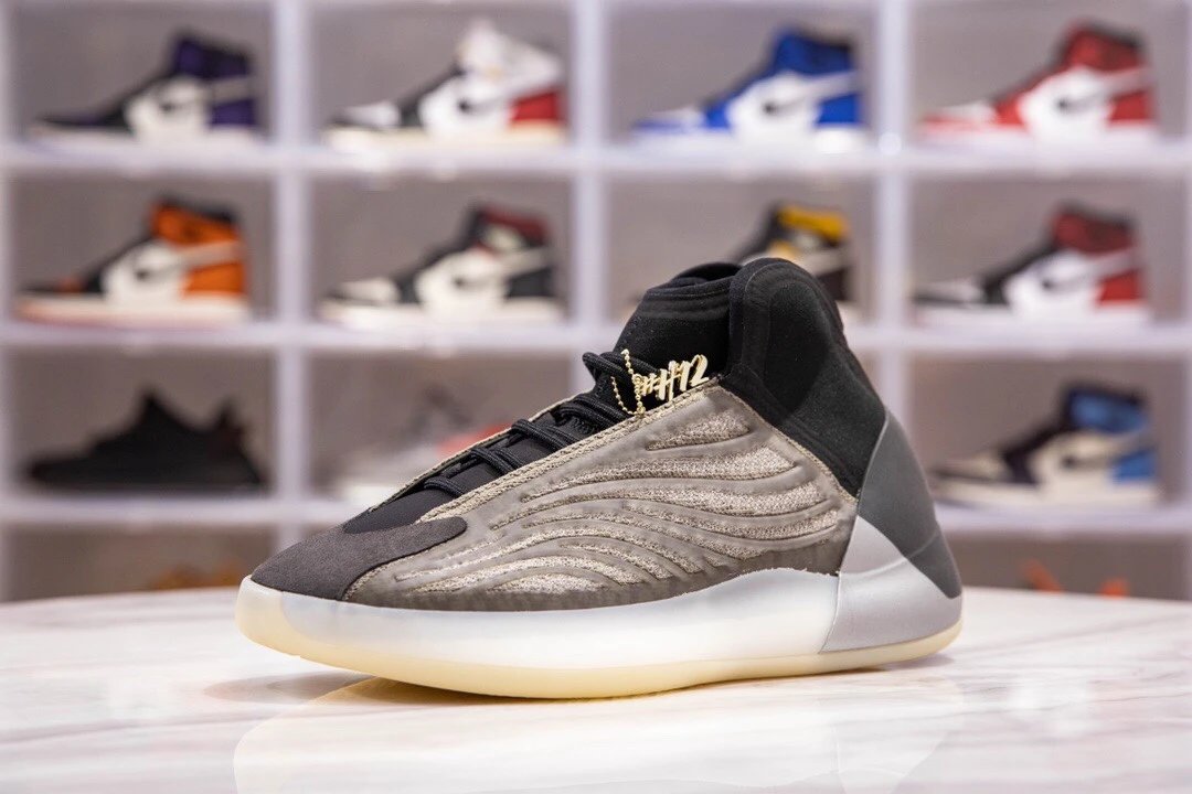 Yeezy QNTM Basketball Shoe Olive Green