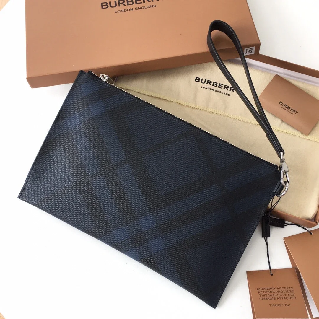代工厂原单】BURBERRY巴宝莉2020年BBR经典烟熏格纹男士腋下包零 代工厂原单】BURBERRY巴宝莉2020年BBR经典烟熏格纹男士腋下包零