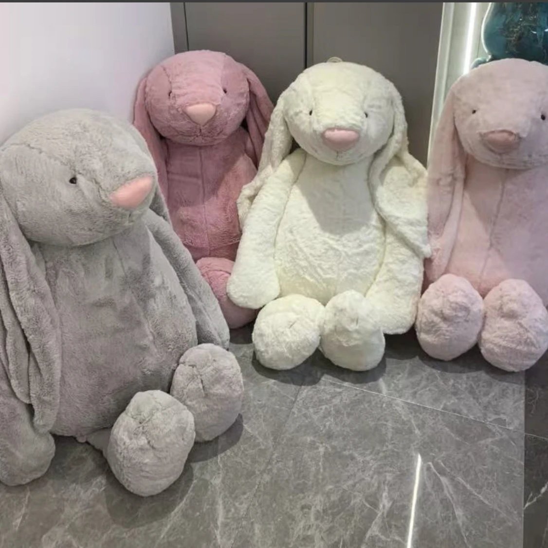 Bonnie Rabbit (108cm) Remarks: Grey, white, dark pink, light pink