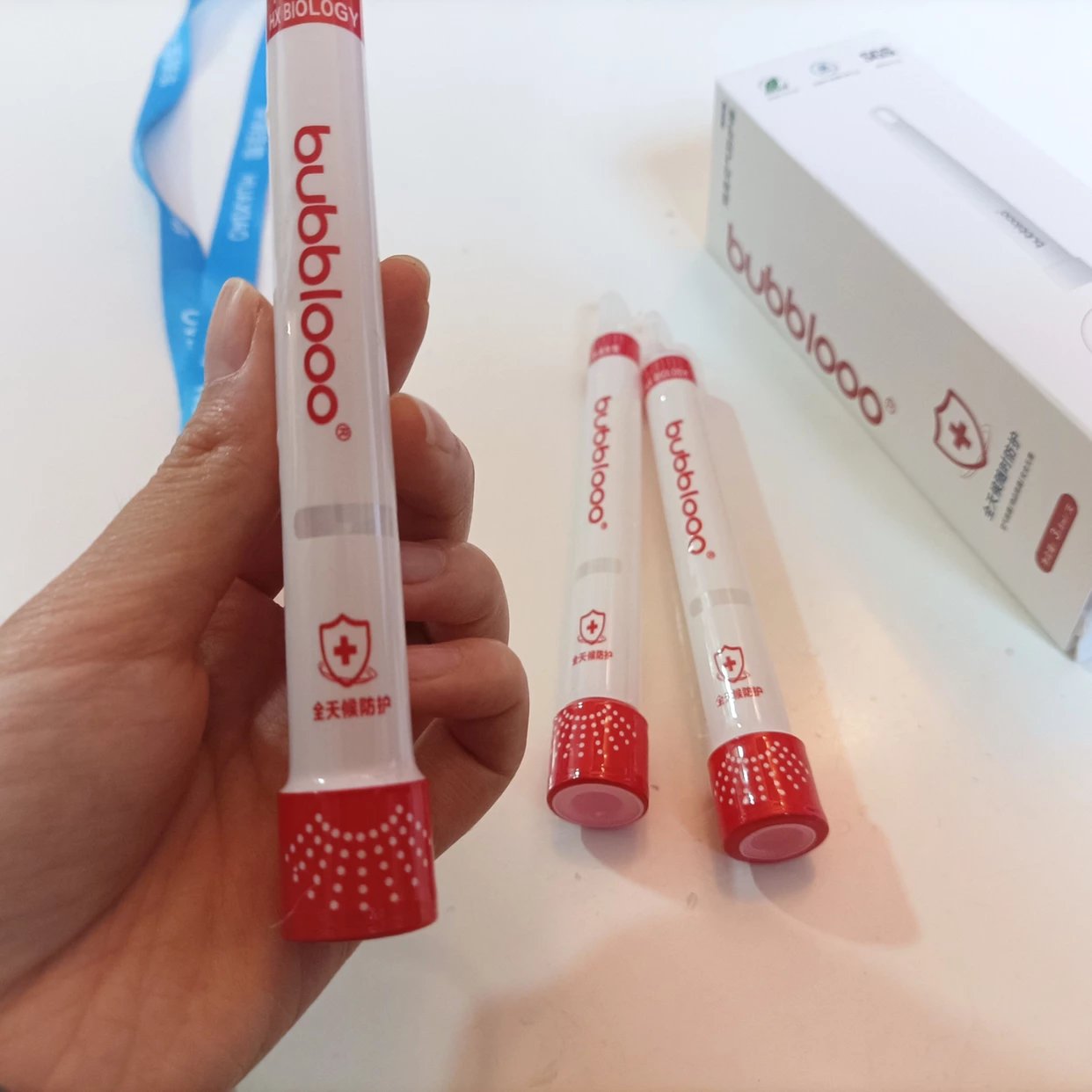 除醛除菌全能:8mlx3支装 bubblooo巴布洛 随身空气消毒棒 强效版