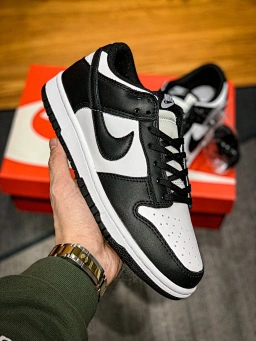 thumbnail for N450380 [First-release first-layer version of NK SB Dunk Low Sp "Black and White Panda] Correct file development of first-layer leather official