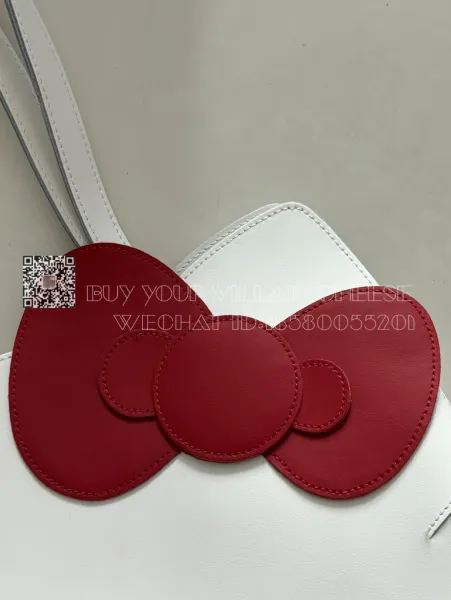 Hello Kitty x Gazelle Collaboration White Bow Handbag - 20