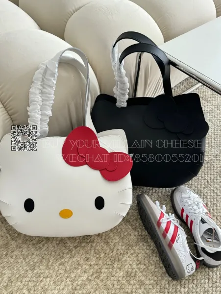 Hello Kitty x Gazelle Collaboration White Bow Handbag - 7