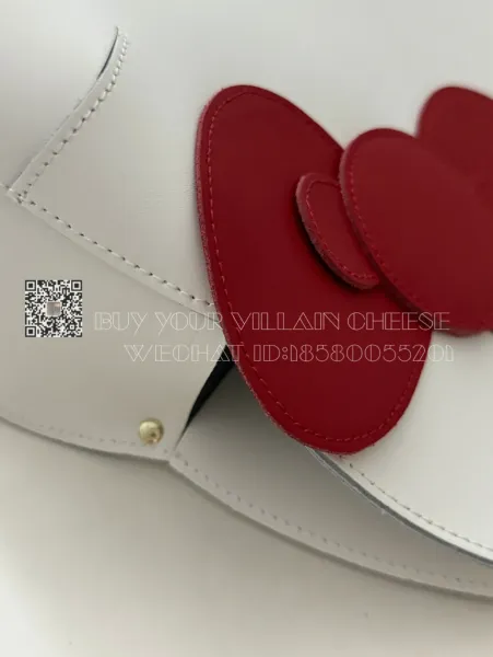 Hello Kitty x Gazelle Collaboration White Bow Handbag - 25