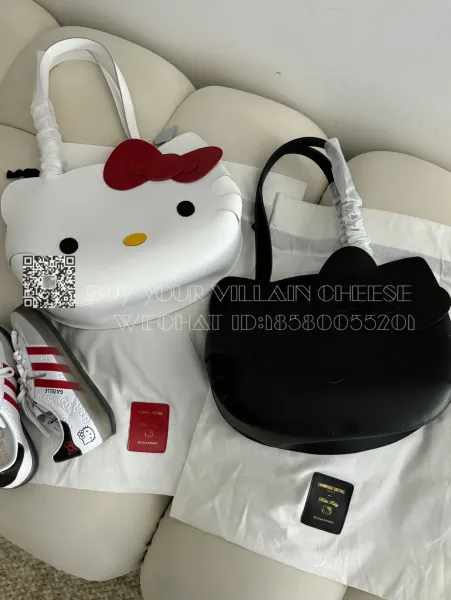 Hello Kitty x Gazelle Collaboration White Bow Handbag - 8