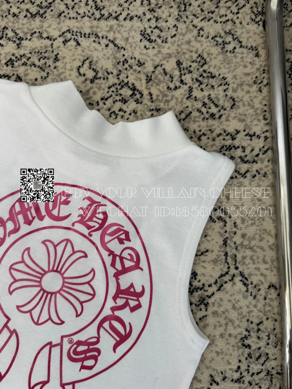 Design Deadly Doll White Crop Tank Top Vest Top - 23