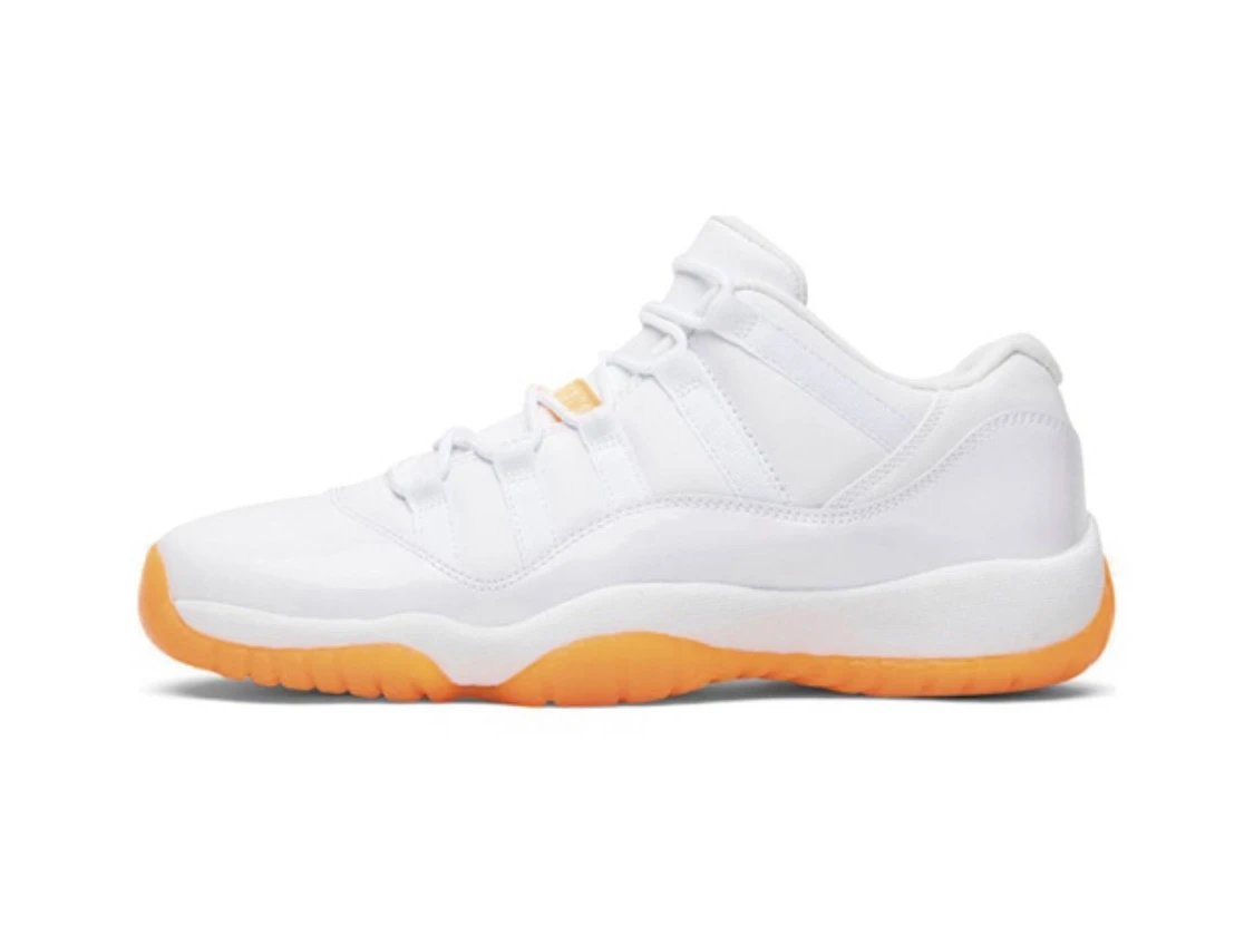 Jordan 11 Bred — Low Bang White Orange colorway — USFans Spreadsheet photo