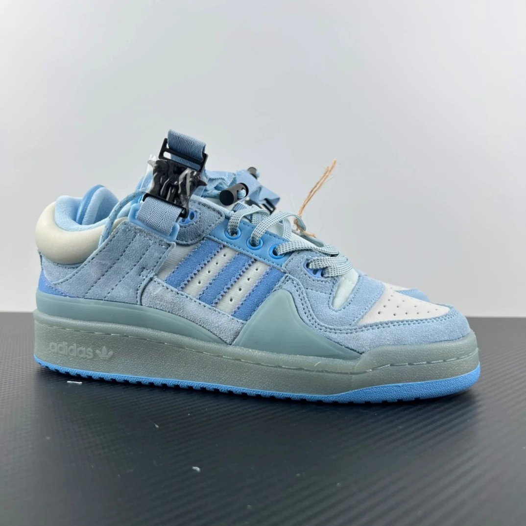 Adidas Sneakers Bad Bunny Forum Buckle Low — GY 9693 Ice blue