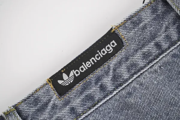 Adidas Originals Track Stripe Wide-Leg Jeans Gray - 9
