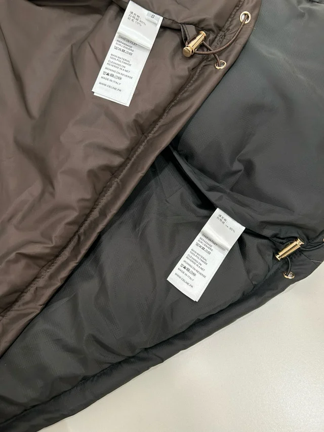 Celine Down Jackets Hooded detachable-sleeve jacket with Triomphe emblem product detail image 8