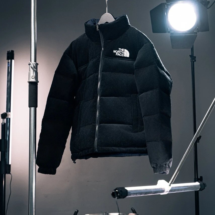 The North Face Down Jackets Corduroy Puffer — black