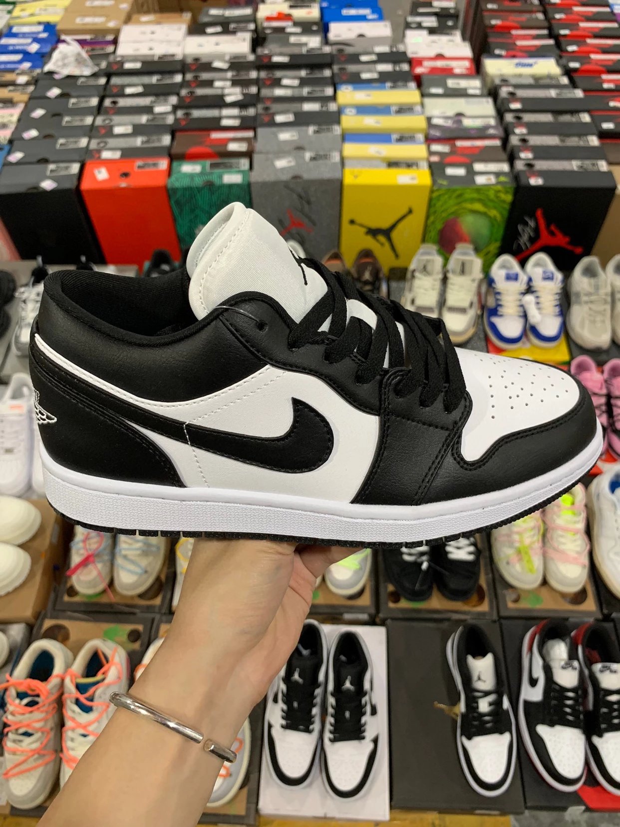 Nike Air Jordan 1 Low Panda Sneakers
