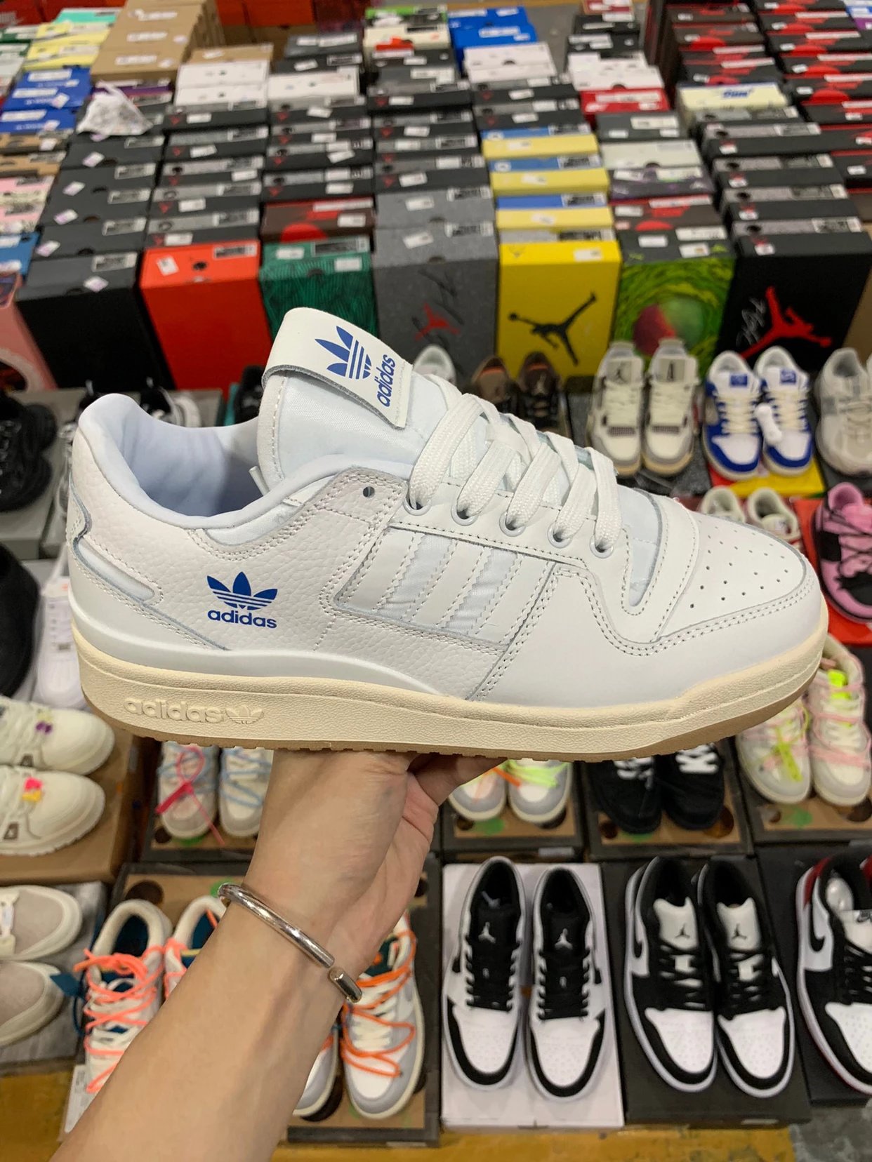 Adidas Originals Forum 84 Low White Gum Sneakers