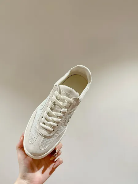 Gucci Rhyton Green Suede and Mesh Sneakers - 9