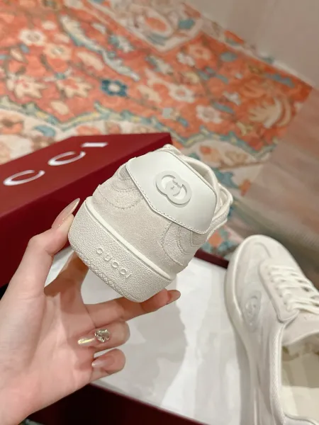 Gucci Rhyton Green Suede and Mesh Sneakers - 11