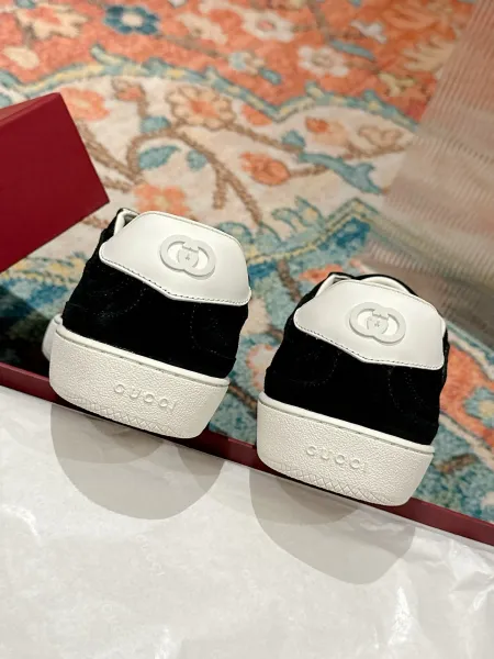 Gucci Rhyton Green Suede and Mesh Sneakers - 20