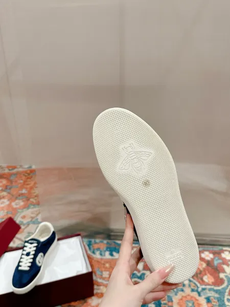 Gucci Rhyton Green Suede and Mesh Sneakers - 31