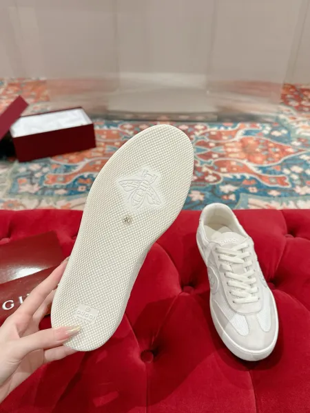 Gucci Rhyton Green Suede and Mesh Sneakers - 12