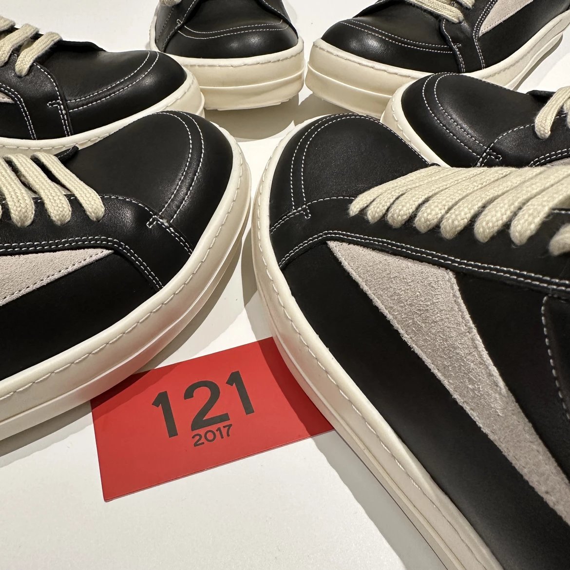 【121 Product】Rick Owens RO Style Imported Full-Grain Calfskin Board Shoes