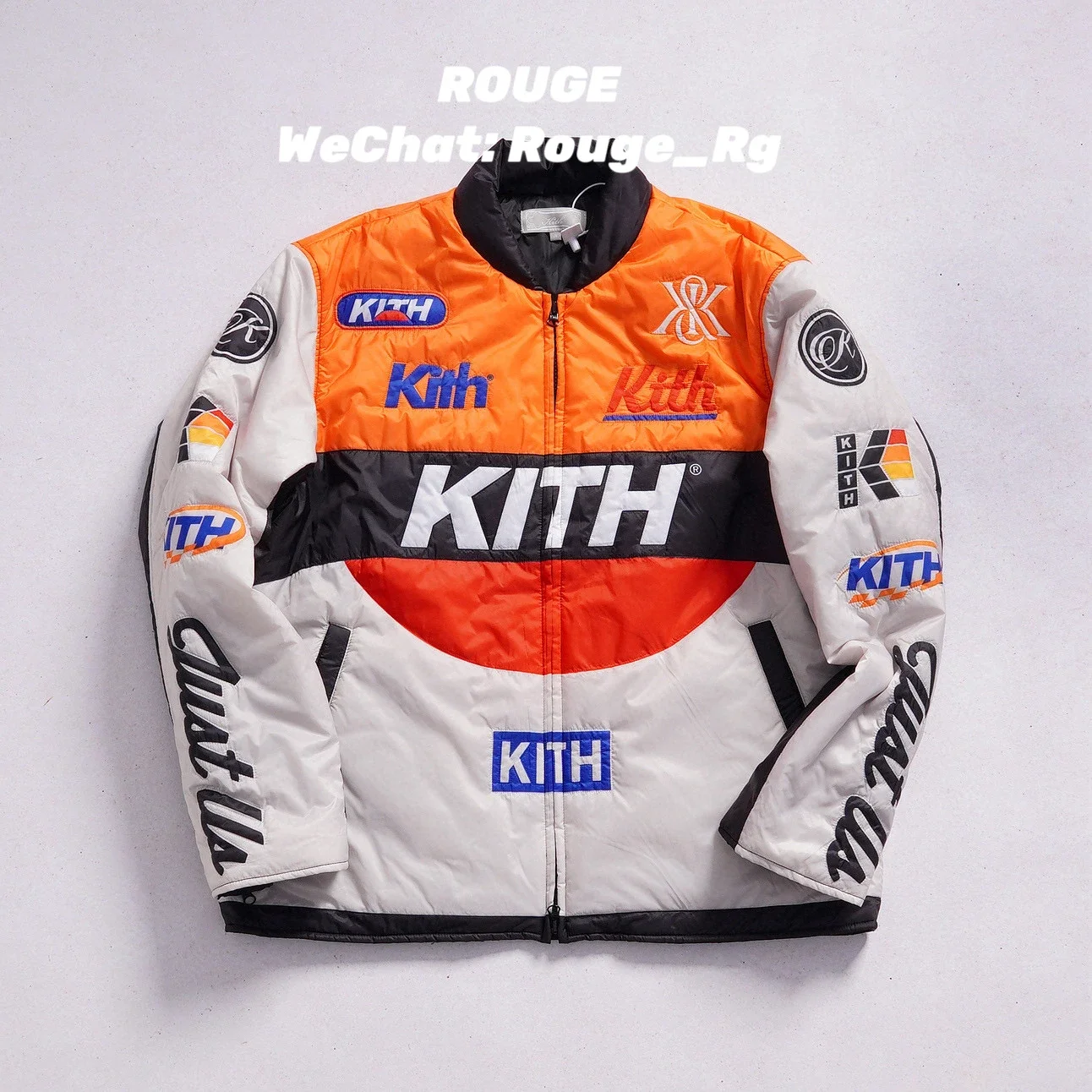 KITH DAFT PUNK Daft Punk Brixton full zipper racer casual jacket