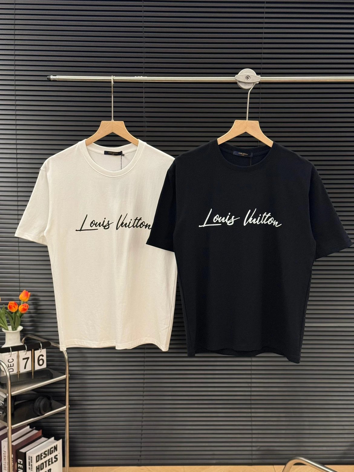 24SS Summer Letter Print Couple Short Sleeve T-Shirt