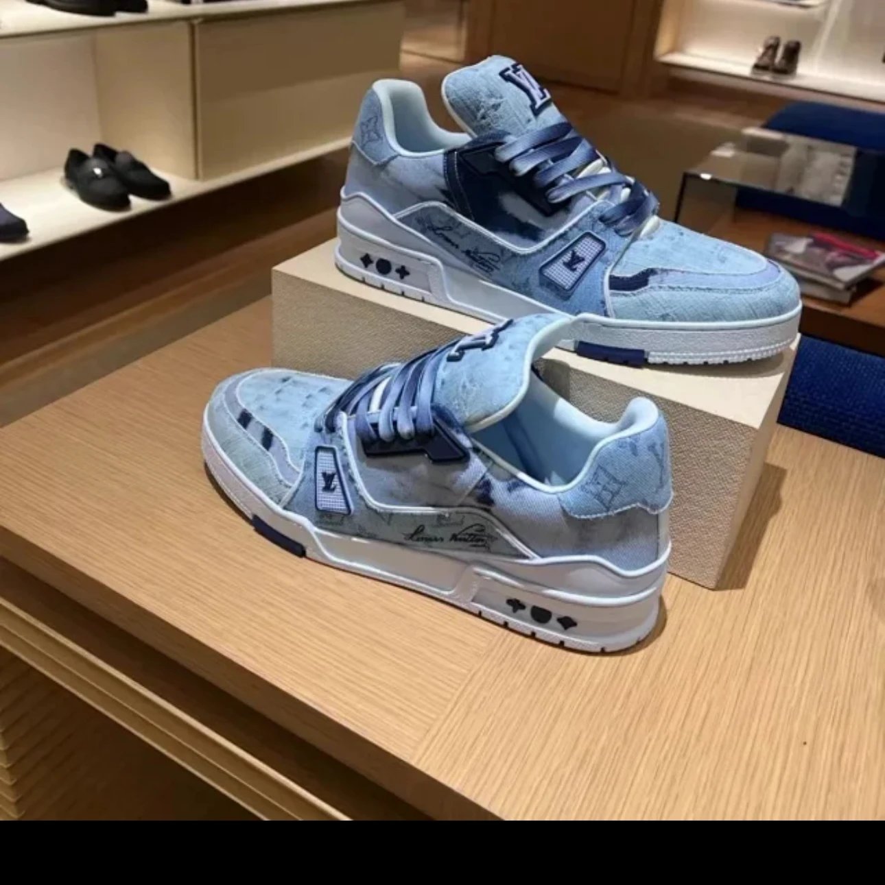 扎染牛仔蓝