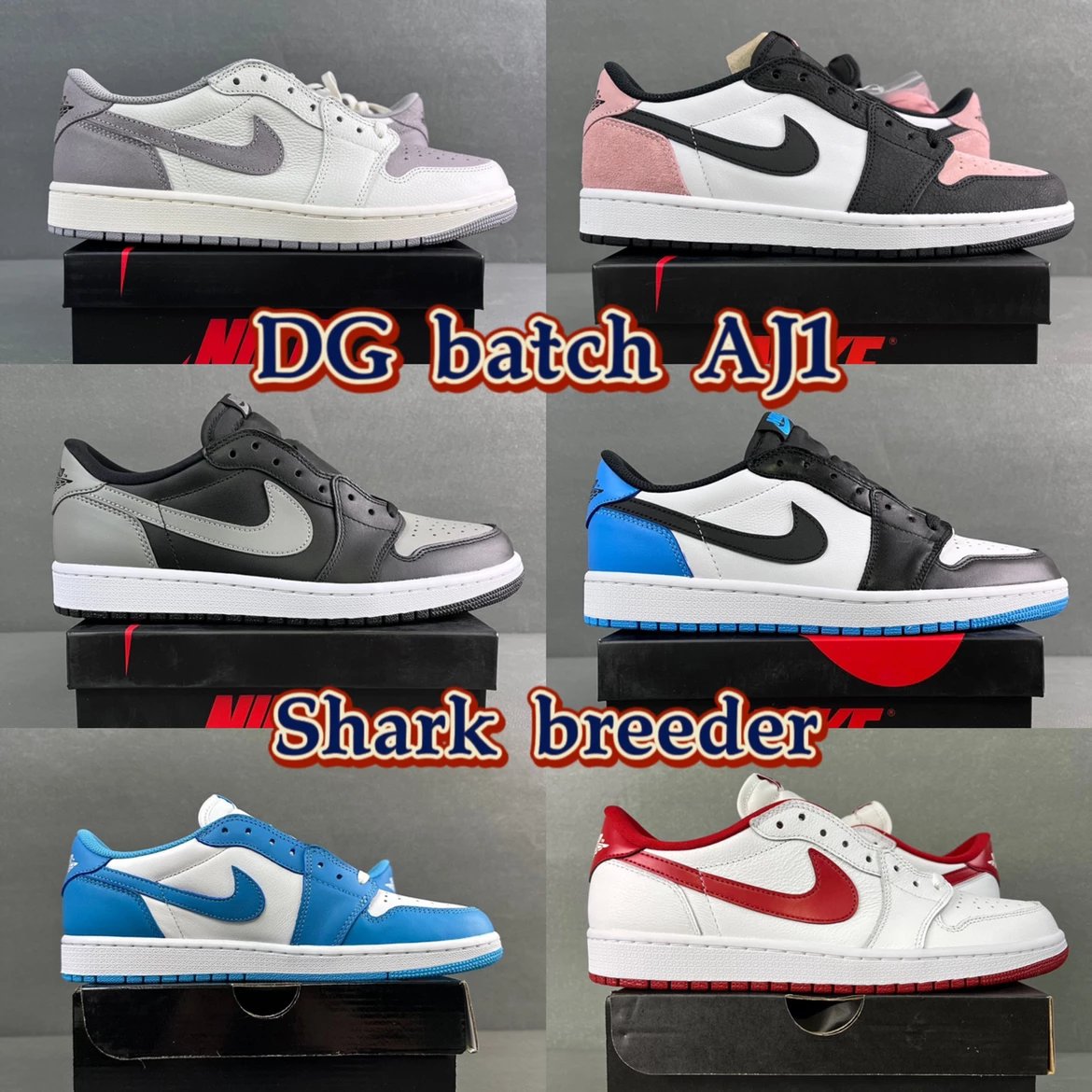 Item Thumbnail for 【DG版本】AJ 1 Low og AJ1 系列 多配色合集