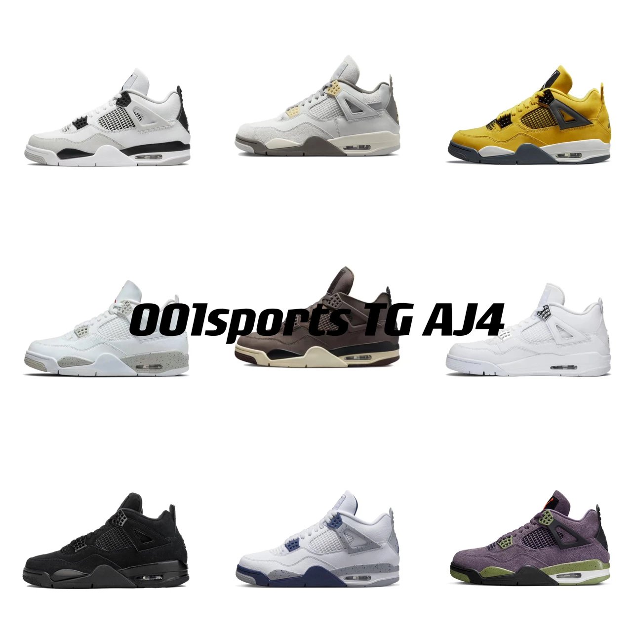 [New TG version] Air Jordan 4/3 AJ4 AJ3 series
