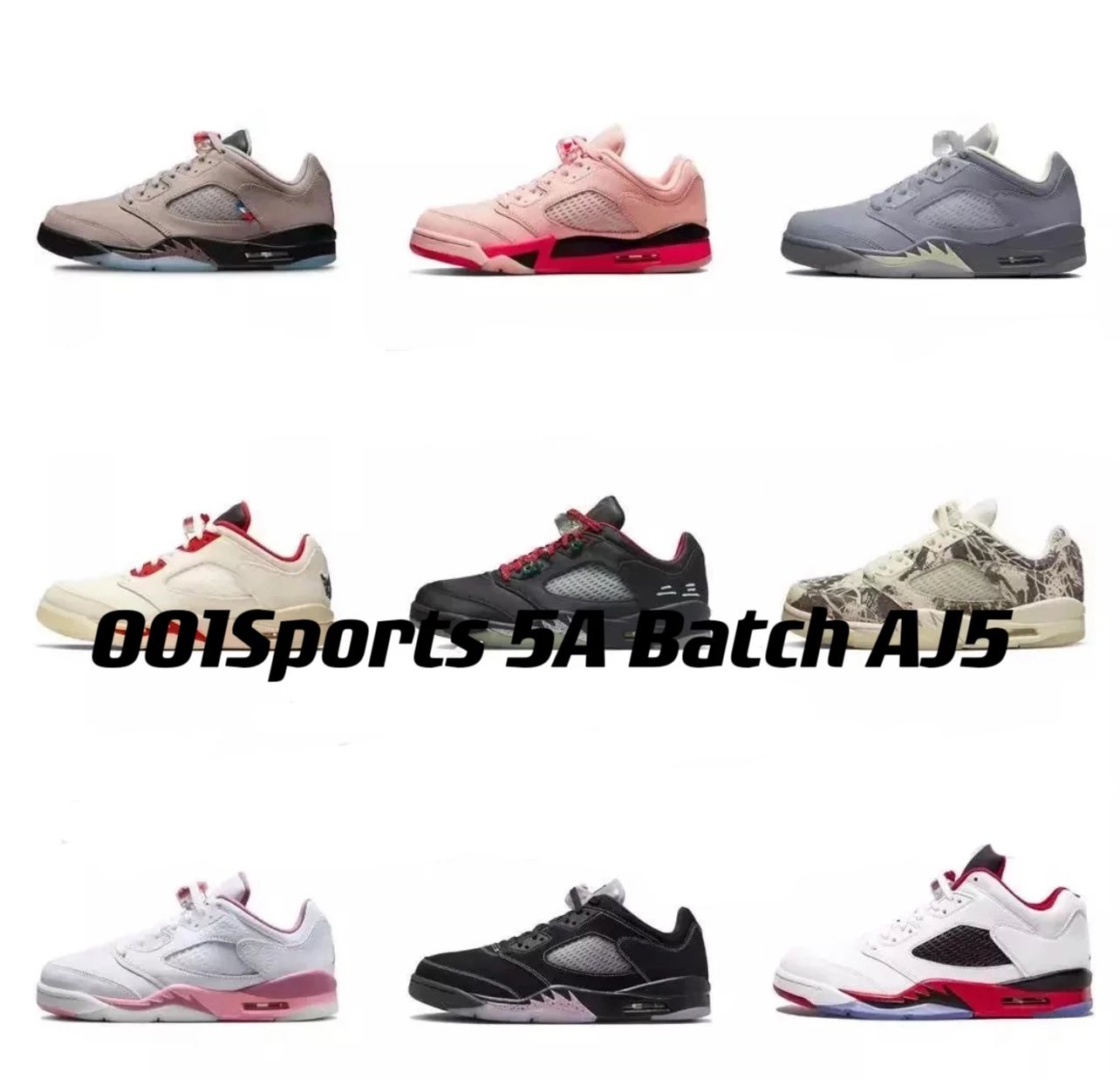 5A version (Batch) Air Jordan 5, top AJ5, pure original quality, standard original box, market leading version!!!
