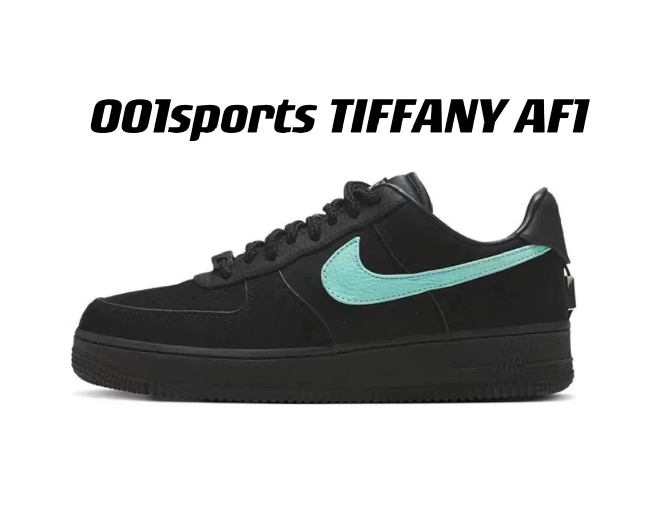 T1/S2/OWF/G version/Air Force TF x AF1 low Tiffany joint/black Tiffany green/Tiffany green air force
