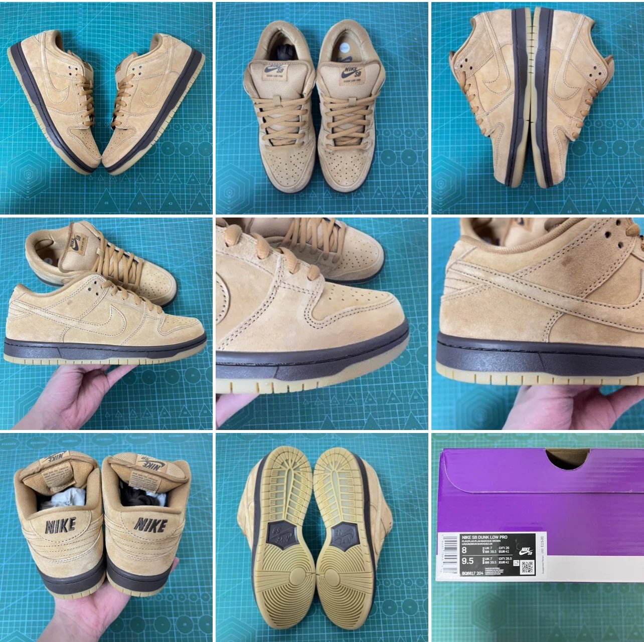 Dunk SB low wheat