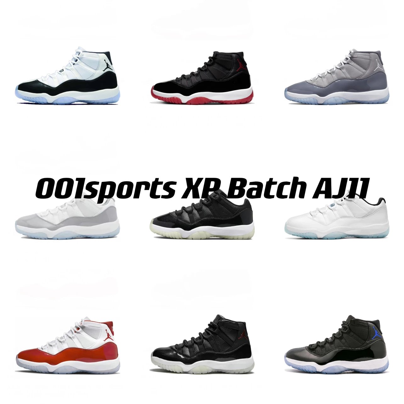 [XP version] Air Jordan 11 AJ11 high-top series! More color matching will be updated later!