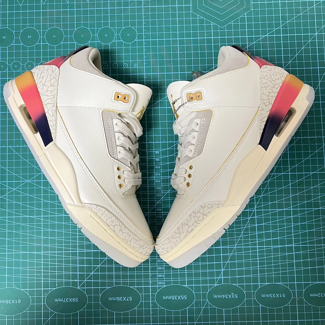 [PB Batch]Air Jordan 3 x J BalvinAJ3 rainbow collaboration