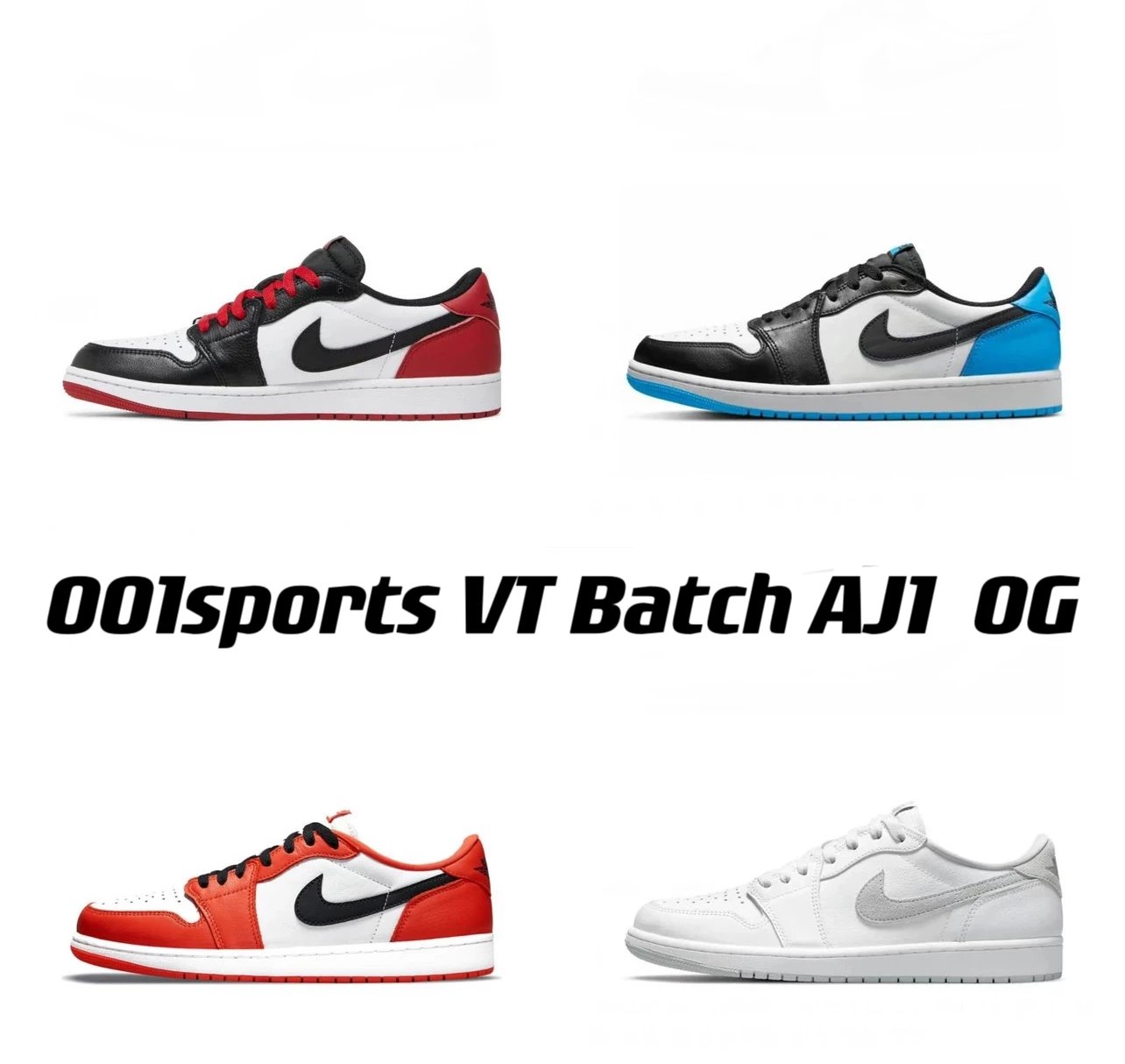 VT foreign trade version AIR Jordan 1 Low OG collection