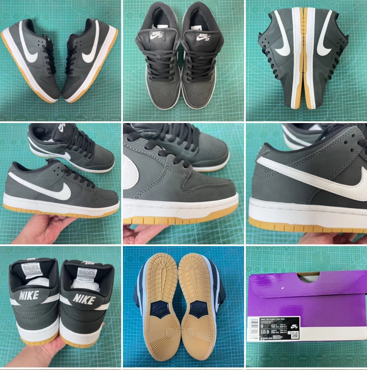 [Top/S2]Black rubber Dunk SB low