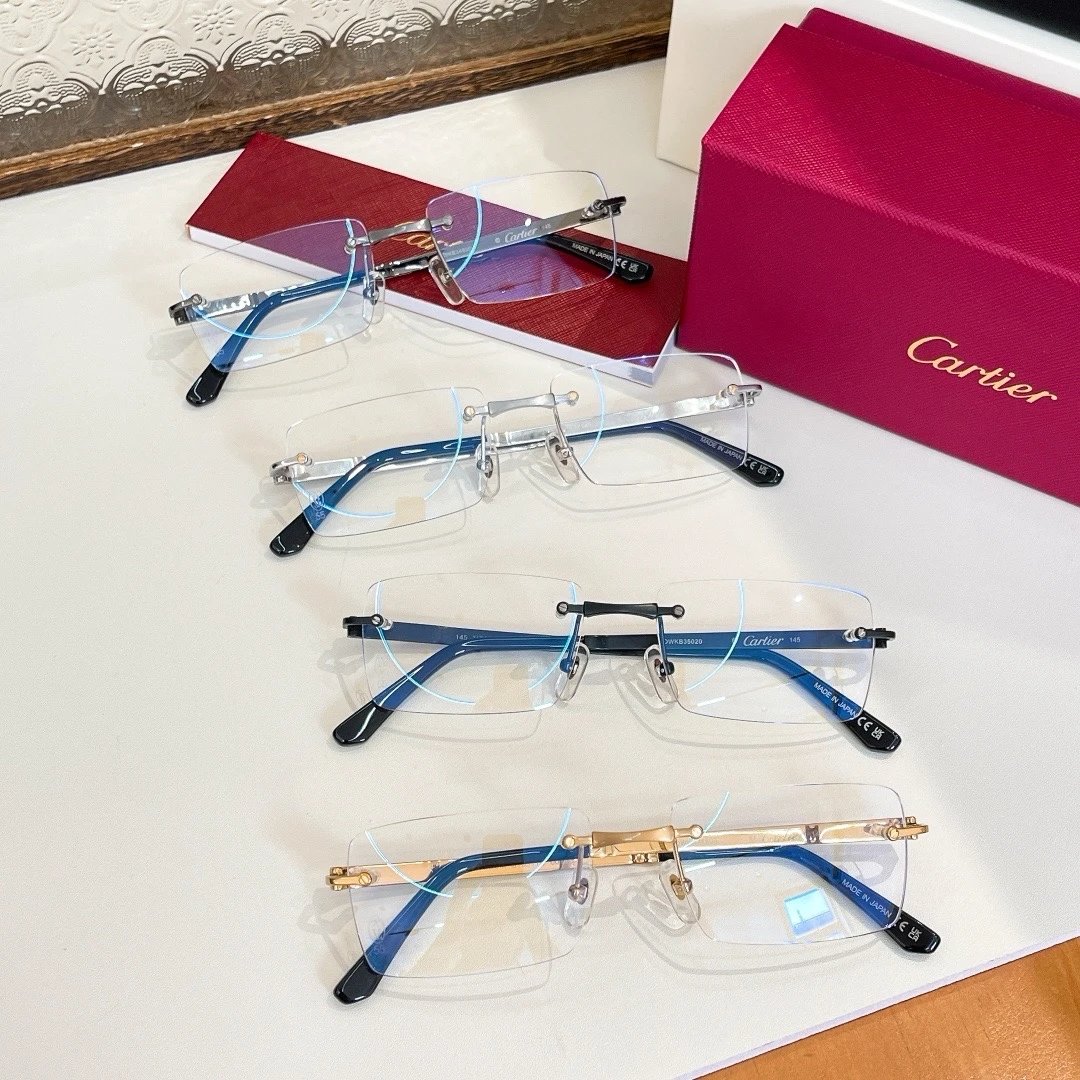 High quality CT optical glasses frame made of pure titanium CT0511O Size: 55-18-145
