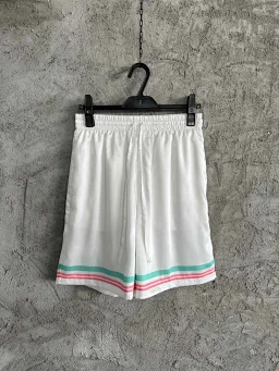 thumbnail for Fountain pattern silk shorts