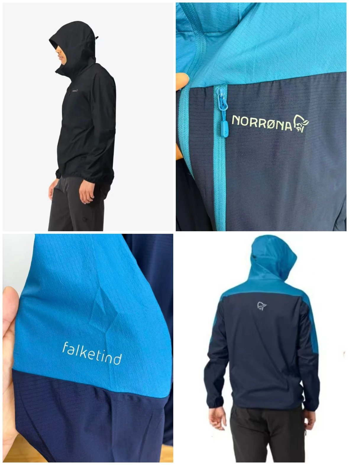 Supplier Clearance! Vietnam Factory Overstock! Norrona Falketind Aero 60 Wind Jacket with Pit Zip Ventilation - Packable!!!