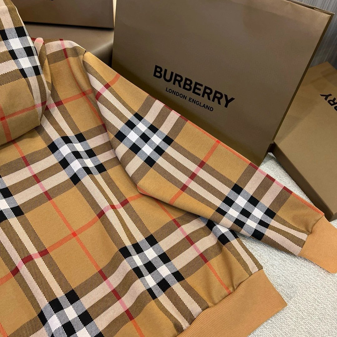 BBR Plaid cotton jacquard hooded sweatshirt
 7