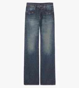 thumbnail for New product GUC26ss demna 26ss debut double lock si**er plated jeans