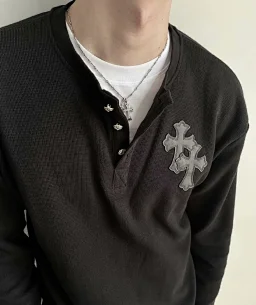 thumbnail for Deposit statistics Sterling silver cross waffle long sleeves Sterling silver hardware needs to be customized How much to do at the end of May 269 Shipped at the beginning of June
