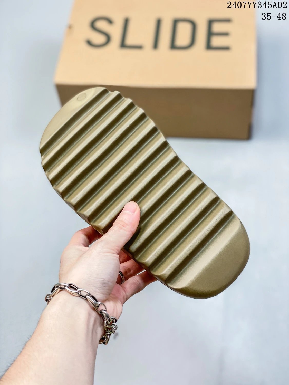 Adidas Yeezy Slide Bone Slides Slippers - 22