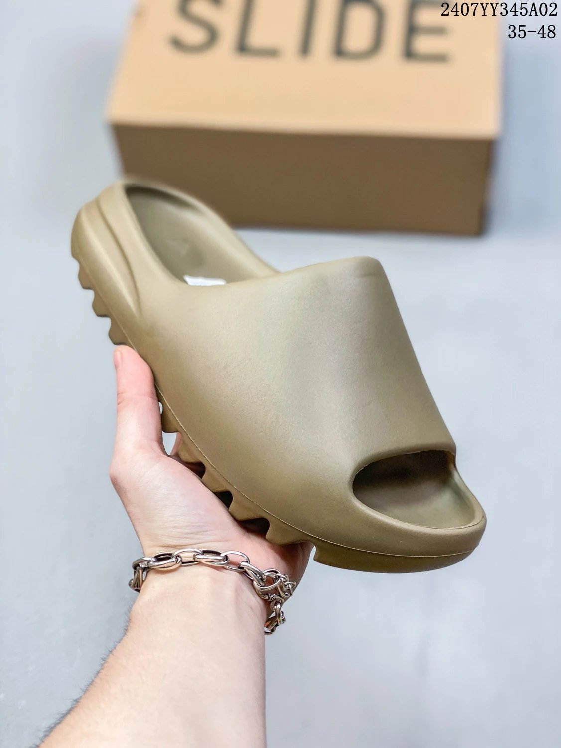 Adidas Yeezy Slide Bone Slides Slippers - 18