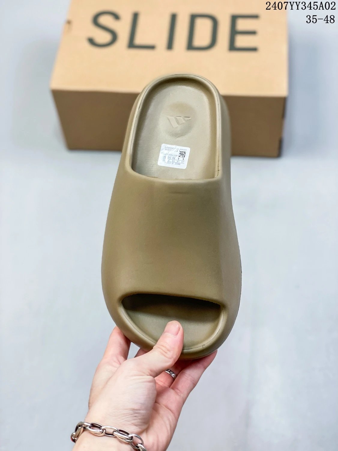 Adidas Yeezy Slide Bone Slides Slippers - 19