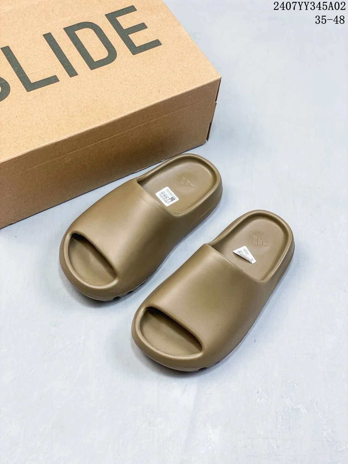 Adidas Yeezy Slide Bone Slides Slippers - 23
