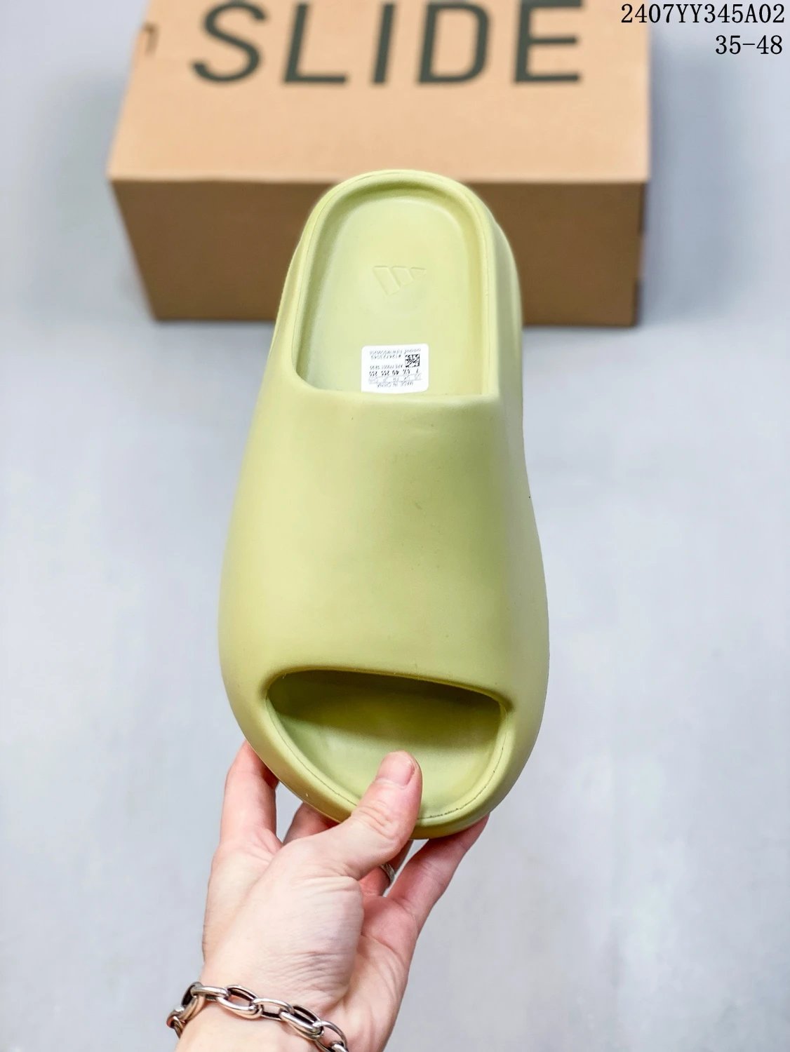 Adidas Yeezy Slide Bone Slides Slippers - 25