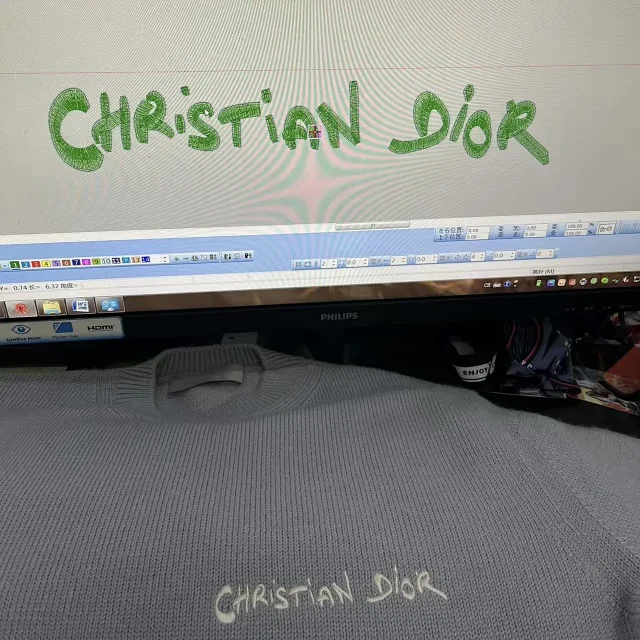 【最強版】DioR/D家 2024ss 羊毛羊驼毛混纺圆领羊毛衫  第24张