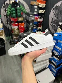 thumbnail for Originals Superstar 贝壳头 休闲鞋 运动鞋 低帮板鞋-经典白/黑